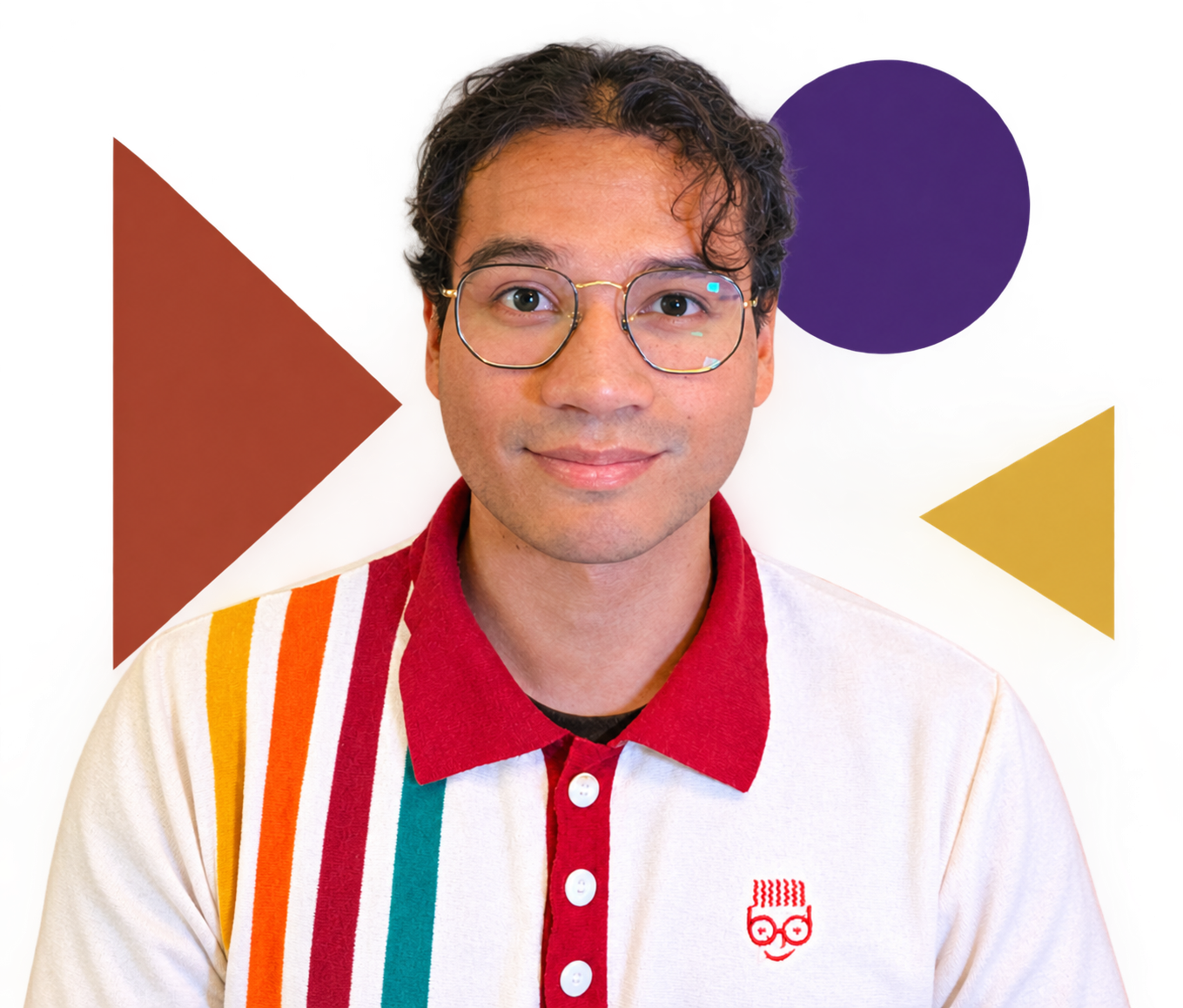 Manuel Guerrero, Spanish teacher looking at the camera while smiling