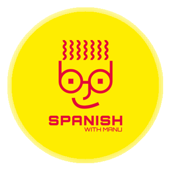 Official Spanish with Manu logo in a yellow circle